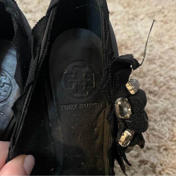Tory Burch Elegant Black Women's Shoes size 9.5 - Picture 3 of 11